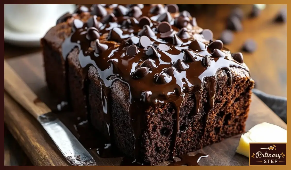 Hot Fudge Brownie Bread