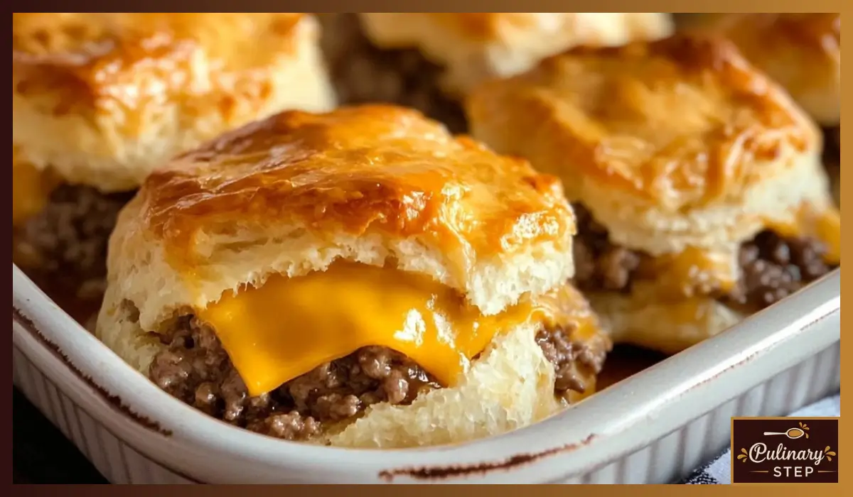 Chopped Cheeseburger Biscuits