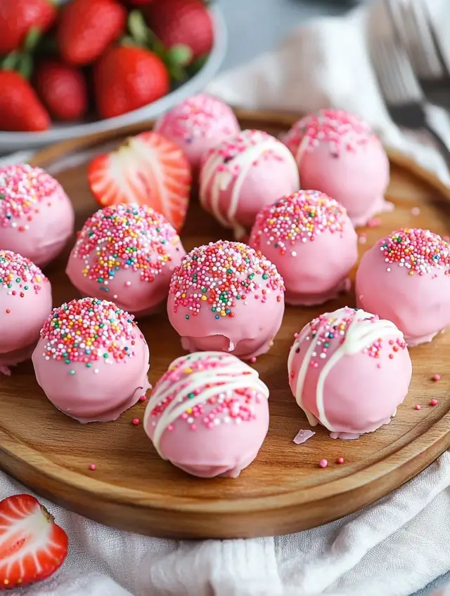 Strawberry Cheesecake Bites