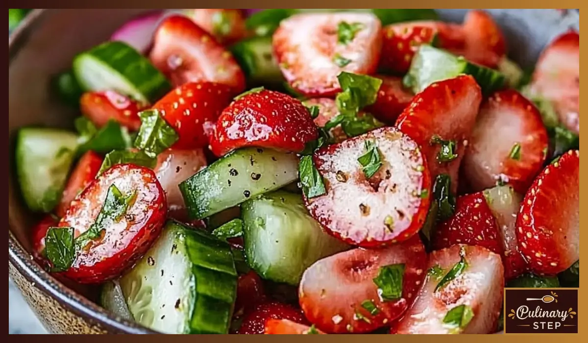 Cucumber Strawberry Salad Watermelon